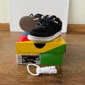 Nike Bearbrick Dunk Lows in 9c